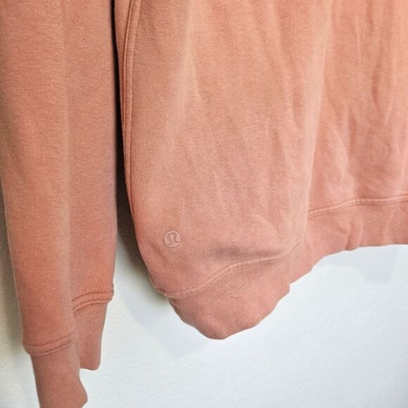 Lululemon | All Yours Hoodie Pullover Fleece Sweater Pink Pastel, Womens 10 - Picture 6 of 10